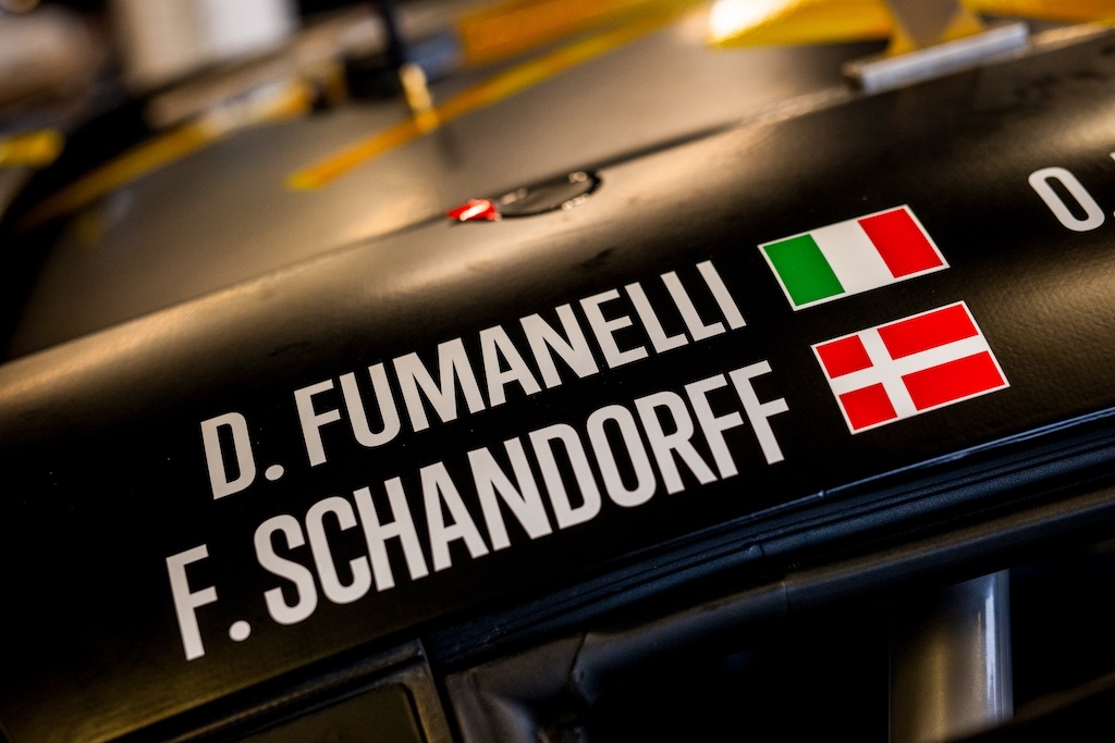 Frederik Schandorff klar til Daytona-kamp med ny bil.
(Foto: Inception Racing)